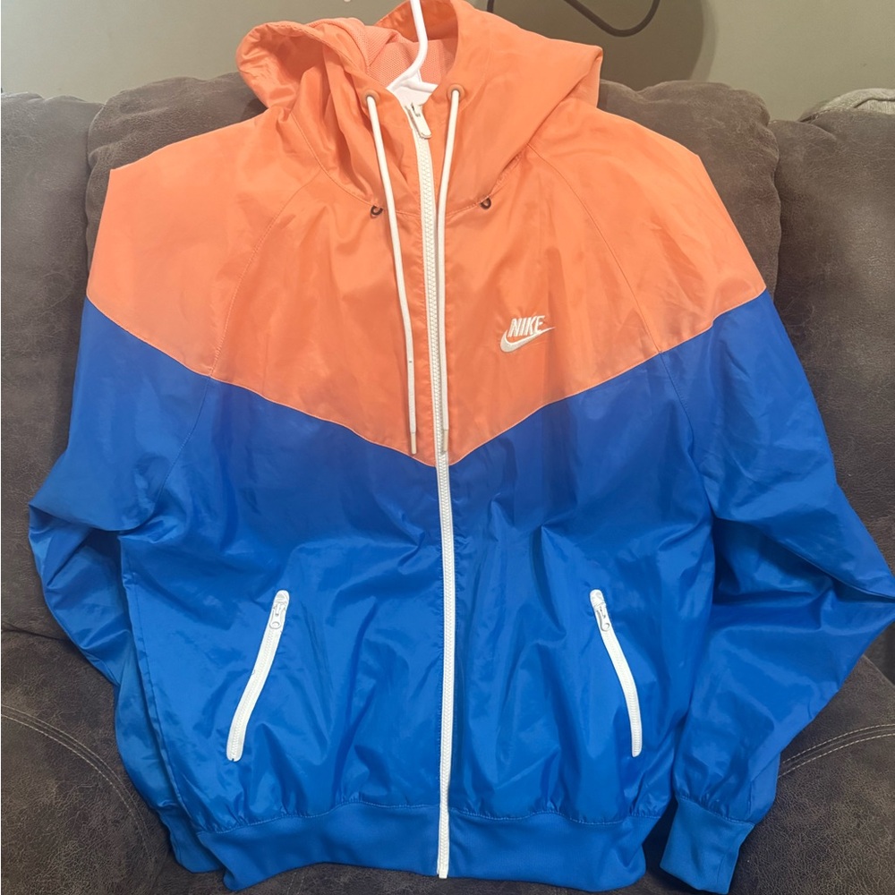 Nike Sportswear Windrunner Hooded Jacket Blue/Crimson Bliss Men